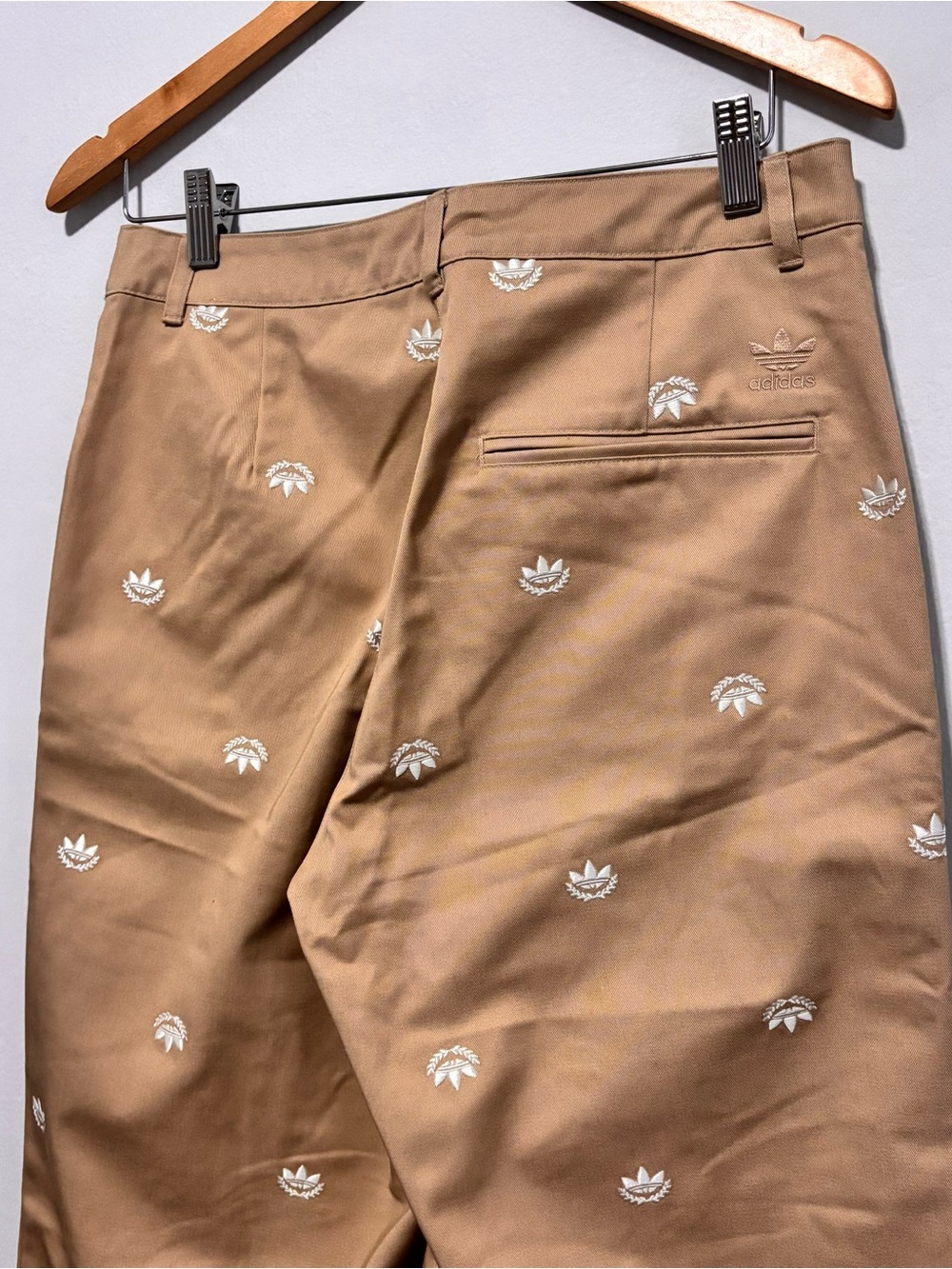 Adidas-Women Alllover Mini Crest Chino Pants - Picture 6 of 7